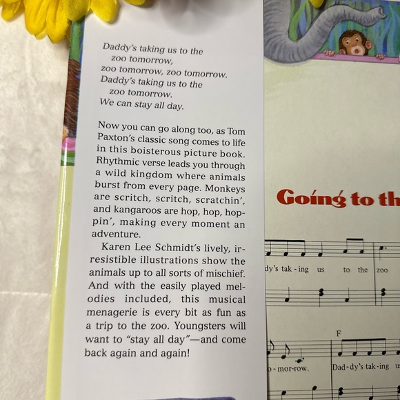 📚New “Going to the Zoo” by Tom Paxton (1996, Hardcover Book)📚 - Picture 3 of 9